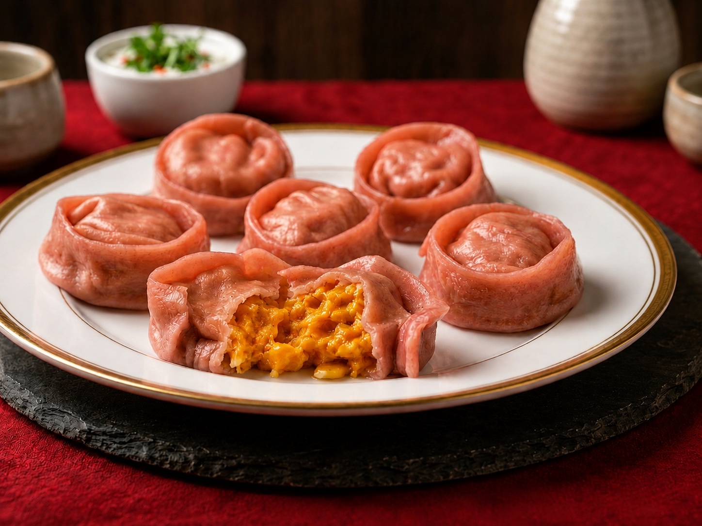 Melt ’N Fire chilli cheese corn momos