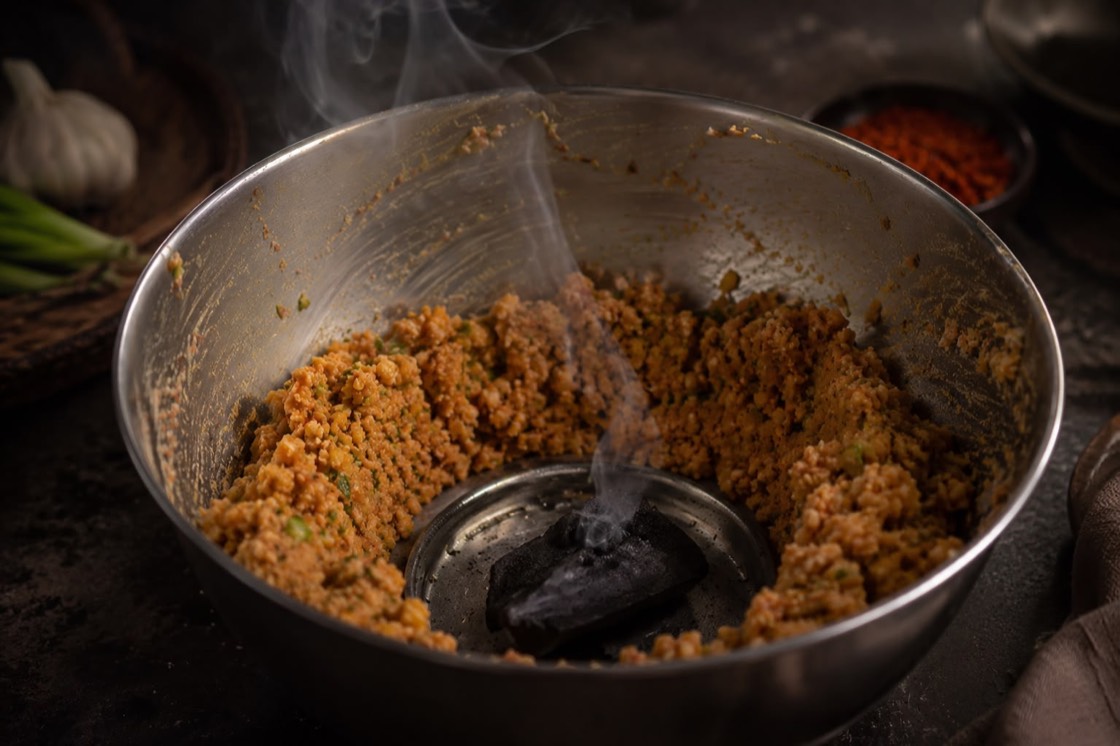 TAFI momo filling being prepared